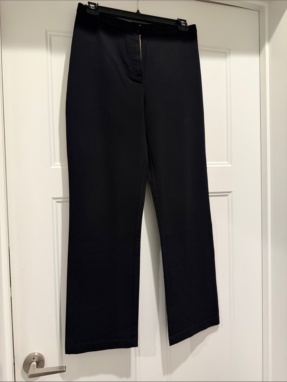 St John Sport - Black Straight-Leg Pants, size 10